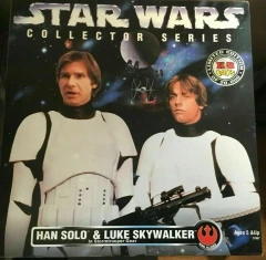 Star Wars Collectors Series HAN SOLO & LUKE SKYWALKER in Stormtrooper Gear 1998